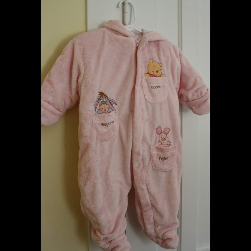 Girl’s Pink Disney Snow Suit (3-6 months)